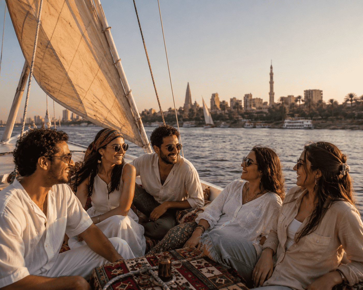 Nile Sunset Feluca